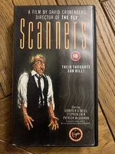 Scanners - VHS Video Tape Film Movie Thriller Horror 18 Cert