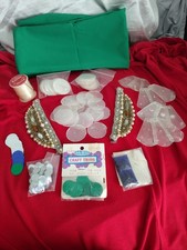 Shells Sequins Beads Thread Chiffon Belly Dancing Kit Beading Sewing New