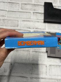 Bomberman NES Nintendo Entertainment System Tested Video Game & Box - No Manual