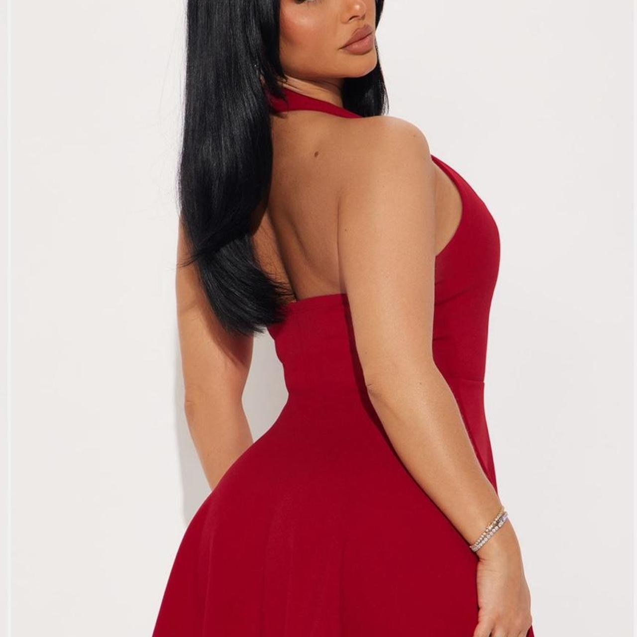 Red Fashion Nova Dresses L