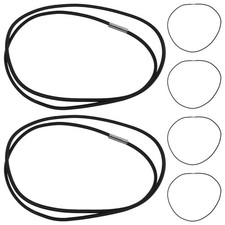 6 Pcs Bungee-Seil M&uuml;lltonnenband F&uuml;r M&uuml;lleimer Elastisches Gummiband