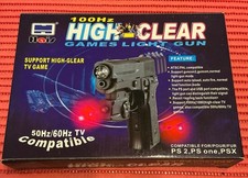 PISTOLA PS 2 PS ONE PSX HIGH-CLEAR HAIS GAMES LIGHT  GUN CONTROLLER