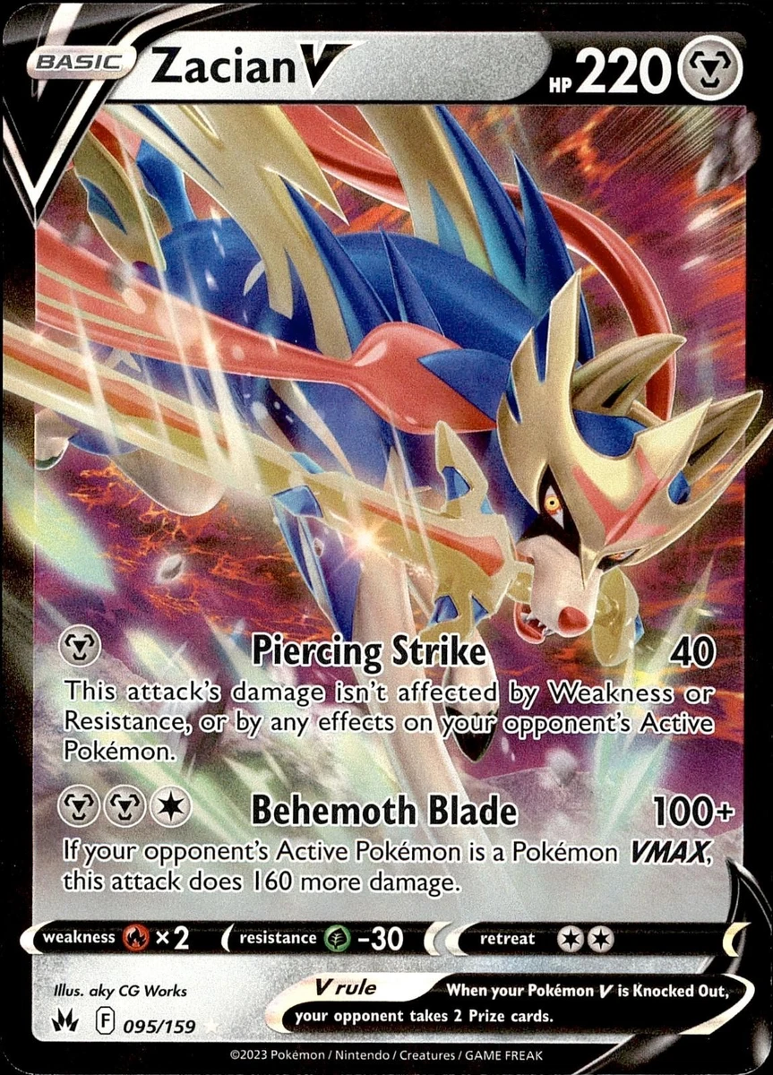Zacian V 095/159 Crown Zenith for sale | eBay