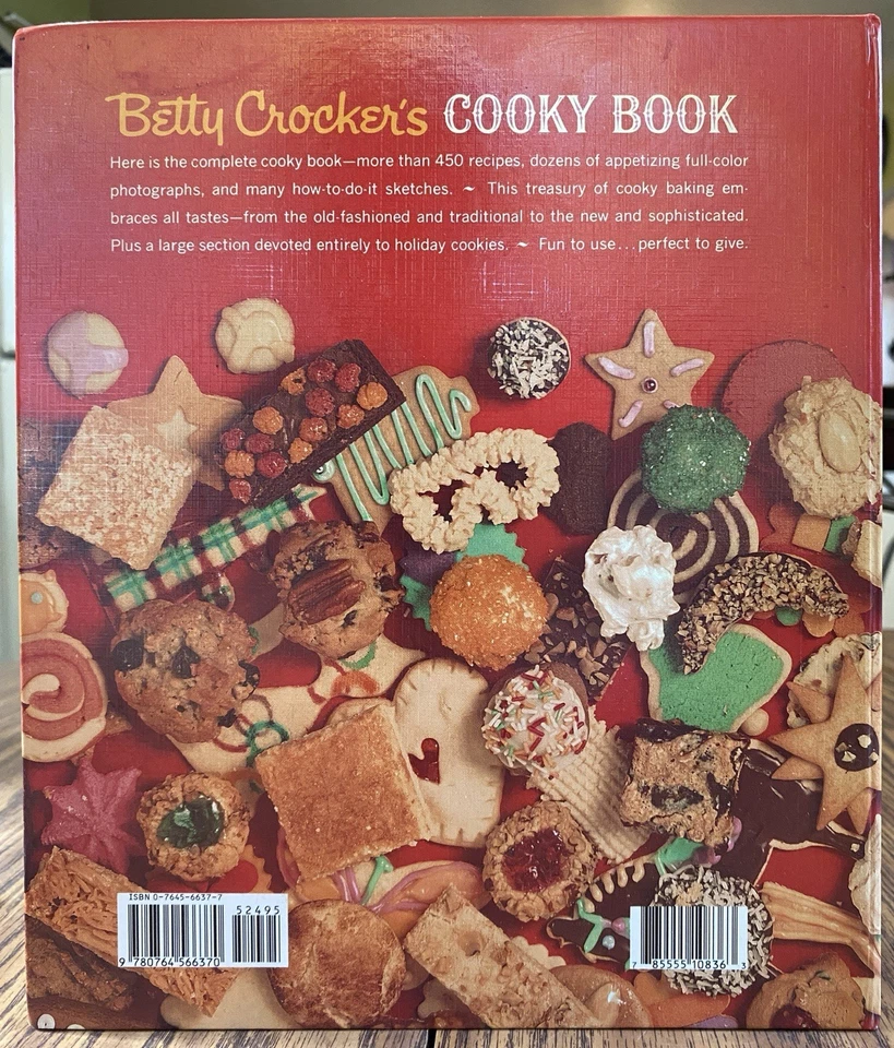 Betty Crocker's Cooky Book 1963 Edition 2002 Reproduction Christmas Holiday Foto 2 de 4