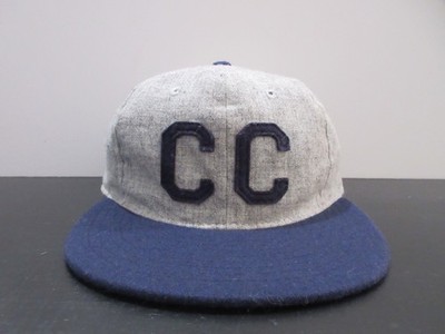 帽子 ebbets field flannels cap VINTAGE Ebbets Field Flannel Hat Cap Strap Back Gray Blue CC