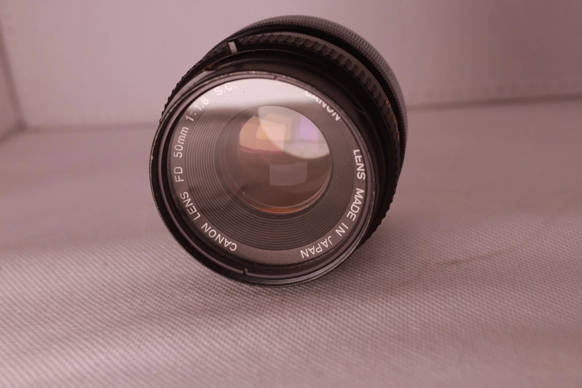 Canon FD f/1.8 Camera Lenses 50mm Focal for sale | eBay