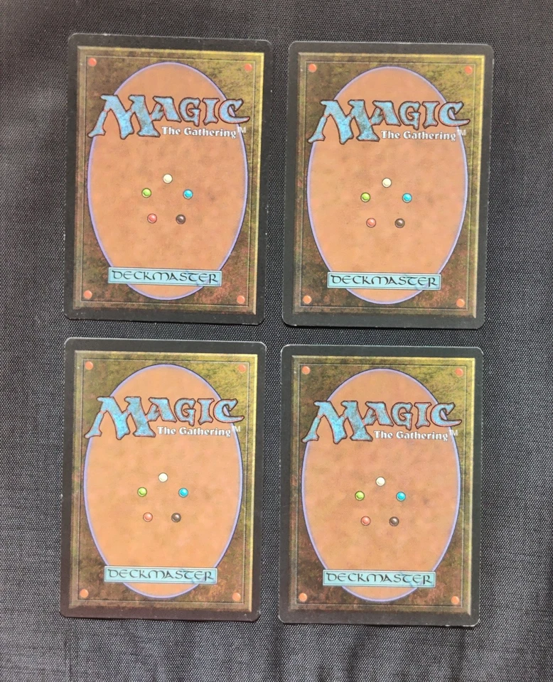 MTG 4x Island Sanctuary NM Playset English 3rd Edt. Revised Magic The Gathering  - Image 2 of 2