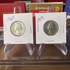 1964, 1959 Silver Quarters