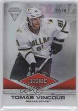 2011-12 Panini Titanium Rookie 28/81 Tomas Vincour #105 2a8