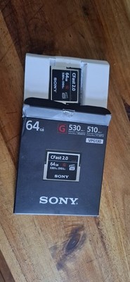 Sony VPG130 CFast 2.0 64GB Speicherkarte mit OVP wenig genutzt