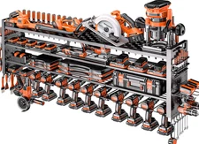 Cordless Tool Organizer Wall Mount Workshop Storage Drill Holder Garage