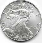 2007  $1 American Silver Eagle 1 oz .999 Fine Silver BU Uncirculated Coin