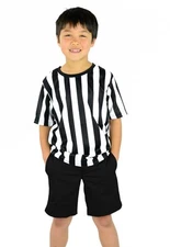 Mato & Hash Kid's Referee Shirt Ref Halloween Costume Shirt