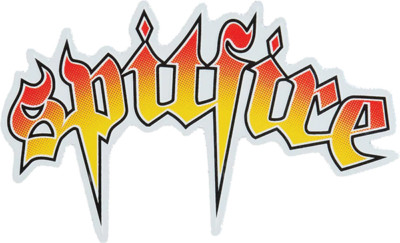 Spitfire Wheels Venom Script Skateboard Decal Sticker - PACK OF 3