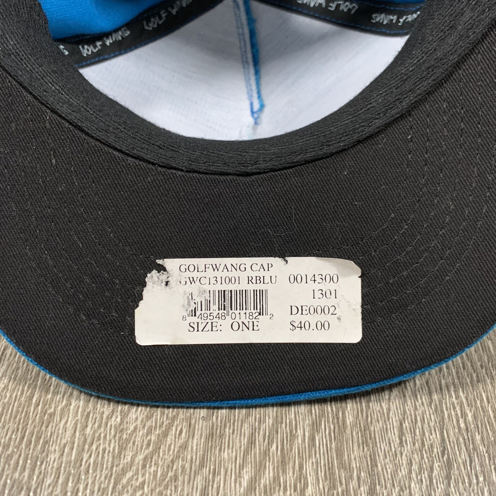 GOLF WANG Odd Future Box Cutter Snapback Hat, TEAL Blue image 7