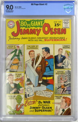 80 Page Giant #2 JIMMY OLSEN CBCS 9.0 DC 1964 | eBay