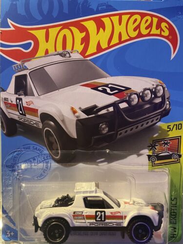 Hot Wheels HW Exotics Racing Car White Porsche 914 Safari 5/10 223/250
