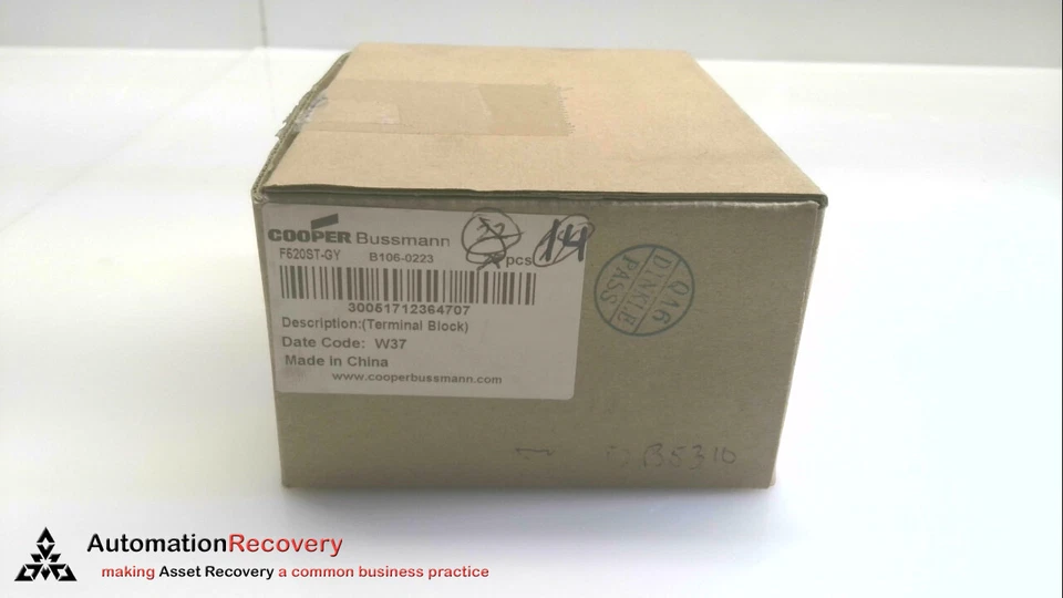 BUSSMANN F520ST-GY FUSE TERMINAL BLOCKS, NEW #282413 - Image 2 of 4