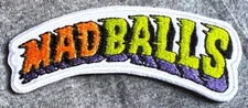MADBALLS mad balls embroidered logo figure patch action emblem badge symbol gpk