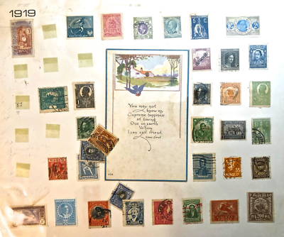 VTG Stamp 35 lot with postcard used - see photo for condition | eBay display picture 1