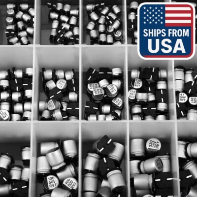 1µF 1000µF | 6.3V 50V SMD Electrolytic Capacitor Lot | 1206/1210 Sizes