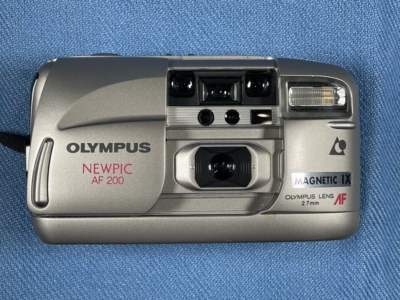 Olympus Newpic AF200 Silver Point & Shoot APS Film Camera | eBay