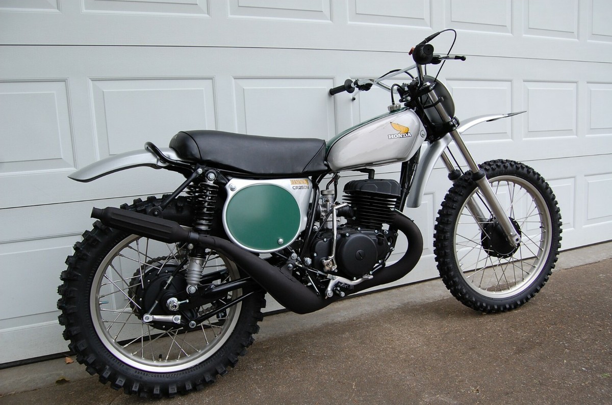 LICENSED HONDA VINTAGE 1974 CR250M Elsinore Tank Wing & Side Panel