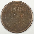 1919-S United States Lincoln Wheat Cent Penny - Good (G) Cleaned KM#132 -5192-AH — photo 2