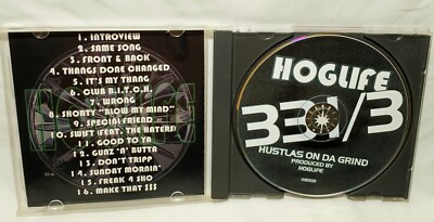 【レア皿】HOG LIFE HUSTLAS ON DA GRIND g-rap Hustla$ On Da Grind by Hoglife (CD 2003 Hoglife Entertainment) in