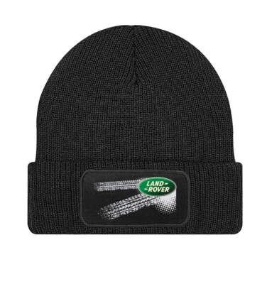 BEECHFIELD Land Rover Auto Logo Schwarze Beanie Strickmutze- STRICK047-SW