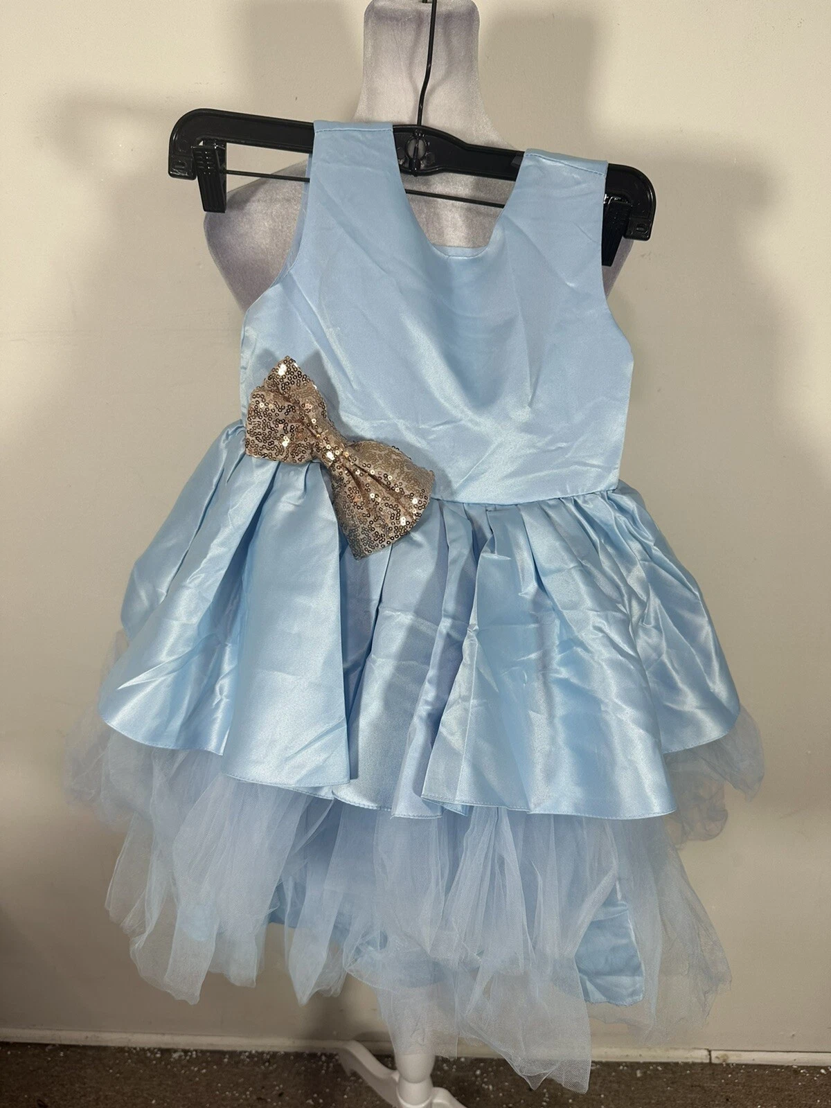 Girls Blue Color Party Wear Frock Size 2