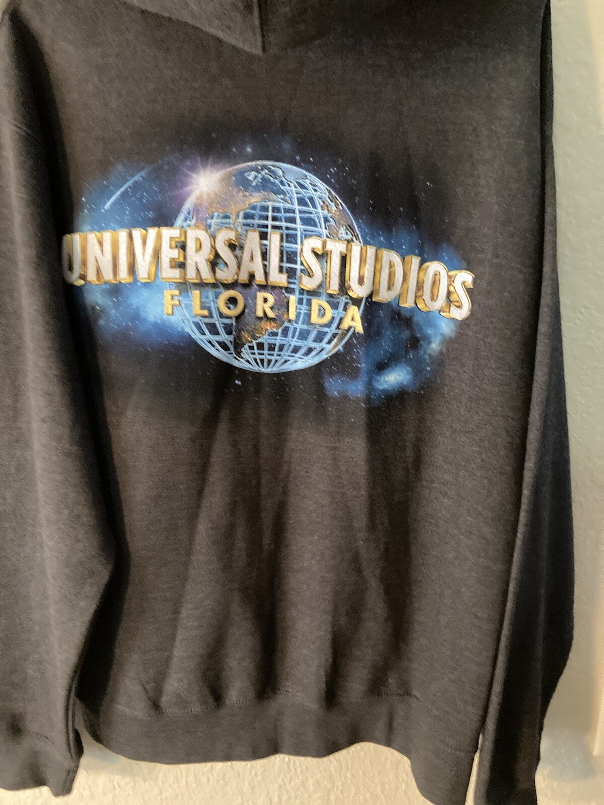 Universal Studios Zip Up Hoodie Florida Draw String Z… Gem