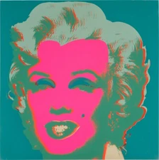 ANDY WARHOL Pop Art Poster or Rolled Canvas Print "Marilyn" Marilyn Monroe #30