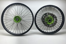 2009 Kx250f Kx 250f Oem Monster Energy Green Wheel Set Front Rear Wheels Rims