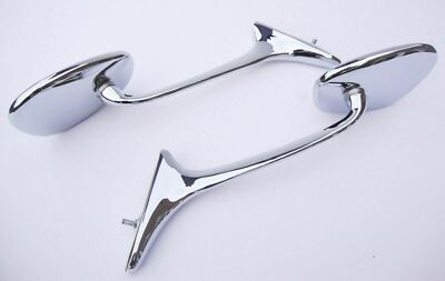 SWAN NECK MIRRORS Exterior Beetle Bug Type 1 1946-1967 Albert Oval  Gooseneck