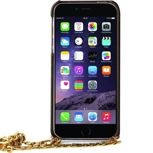 Puro Glam Cover Snap-On Handy-Kette Case Custodia Protettiva per IPHONE 6 Più 6s - Foto 2 di 3