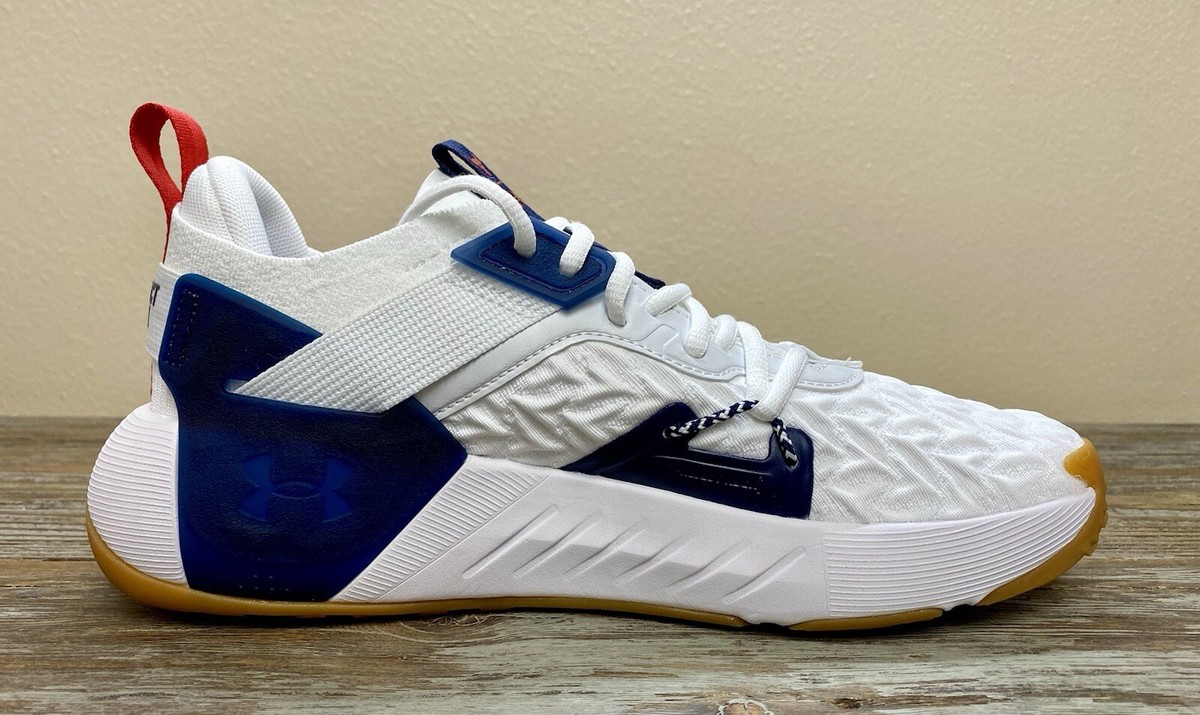 Under Armour Project Rock 6 Memorial Day White Gym Shoes
