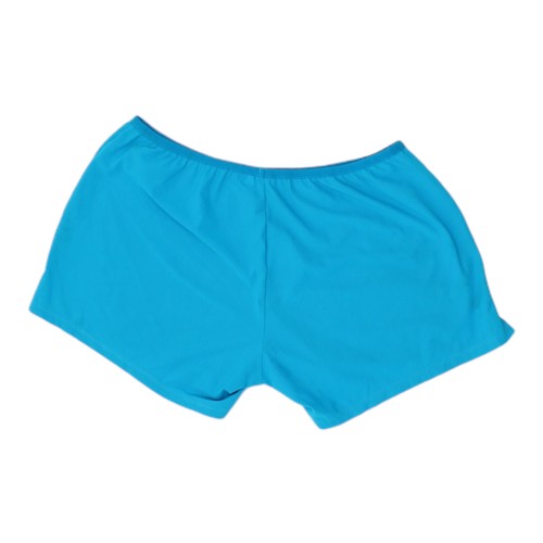 Pantalones cortos de correr ligeros azules vintage para mujer | Ropa deportiva de fitness de colección - Imagen 2 de 4