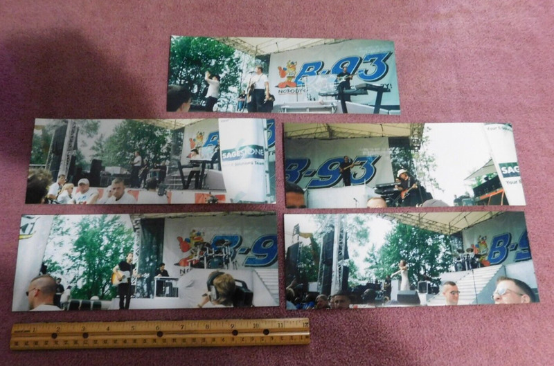 Michigan Country Music B-93 Radio "Birthday Bash" Set of (5) Panoramic Photos