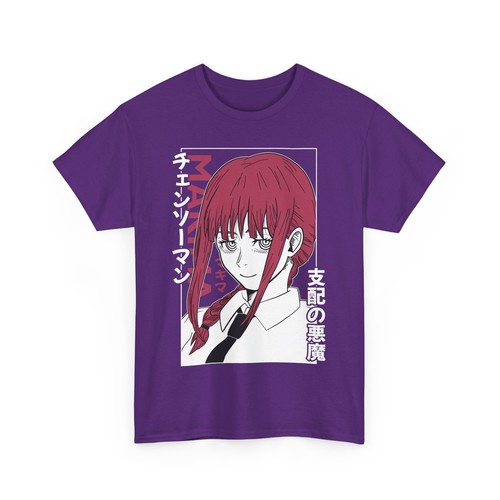 Makima Chainsaw Man Shirt Anime Tee T-Shirt Pochita Horror Manga Otaku Denji CSM - Picture 58 of 68