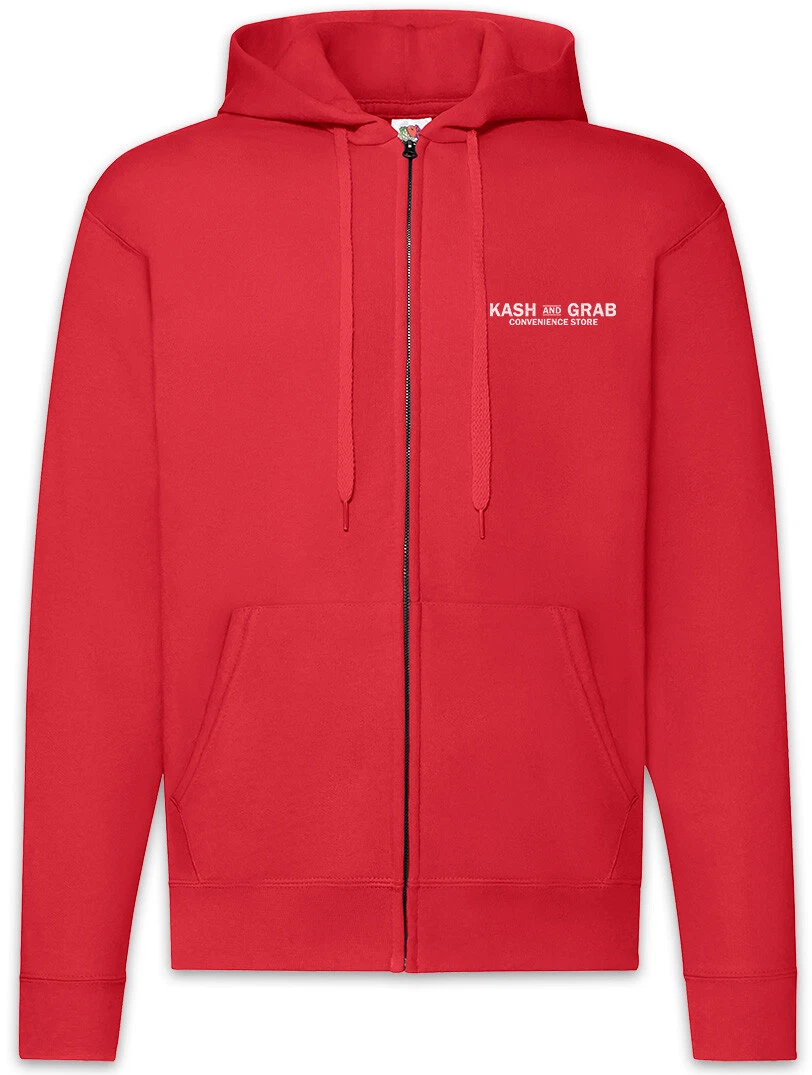 Kash And Grab Zipper Hoodie Ian Frank Carl Gallagher Shameless Supermarket Logo