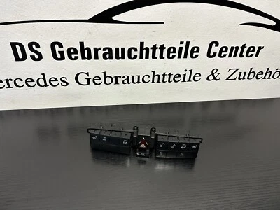 Mercedes W203 W209 Mopf Schalterleiste Sitzheizung Warnblinkschalter A2038706810 - Bild 1 von 3