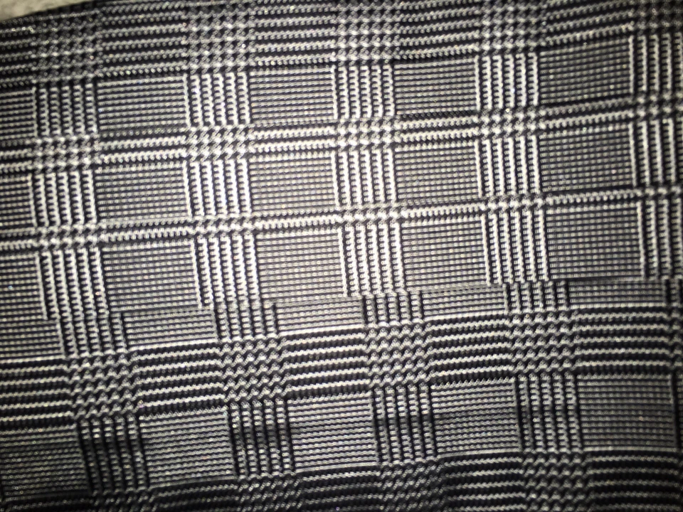 Cummerbund satinado a cuadros, boda formal ajustable para hombre Foto 3 de 3