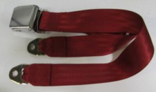 Seat Belt 2 Point Replacement 74 In Non Retractable Lap Seat Belt For 1953-72 Gm