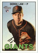 2016 Topps Heritage #697 Derek Law RC San Francisco Giants