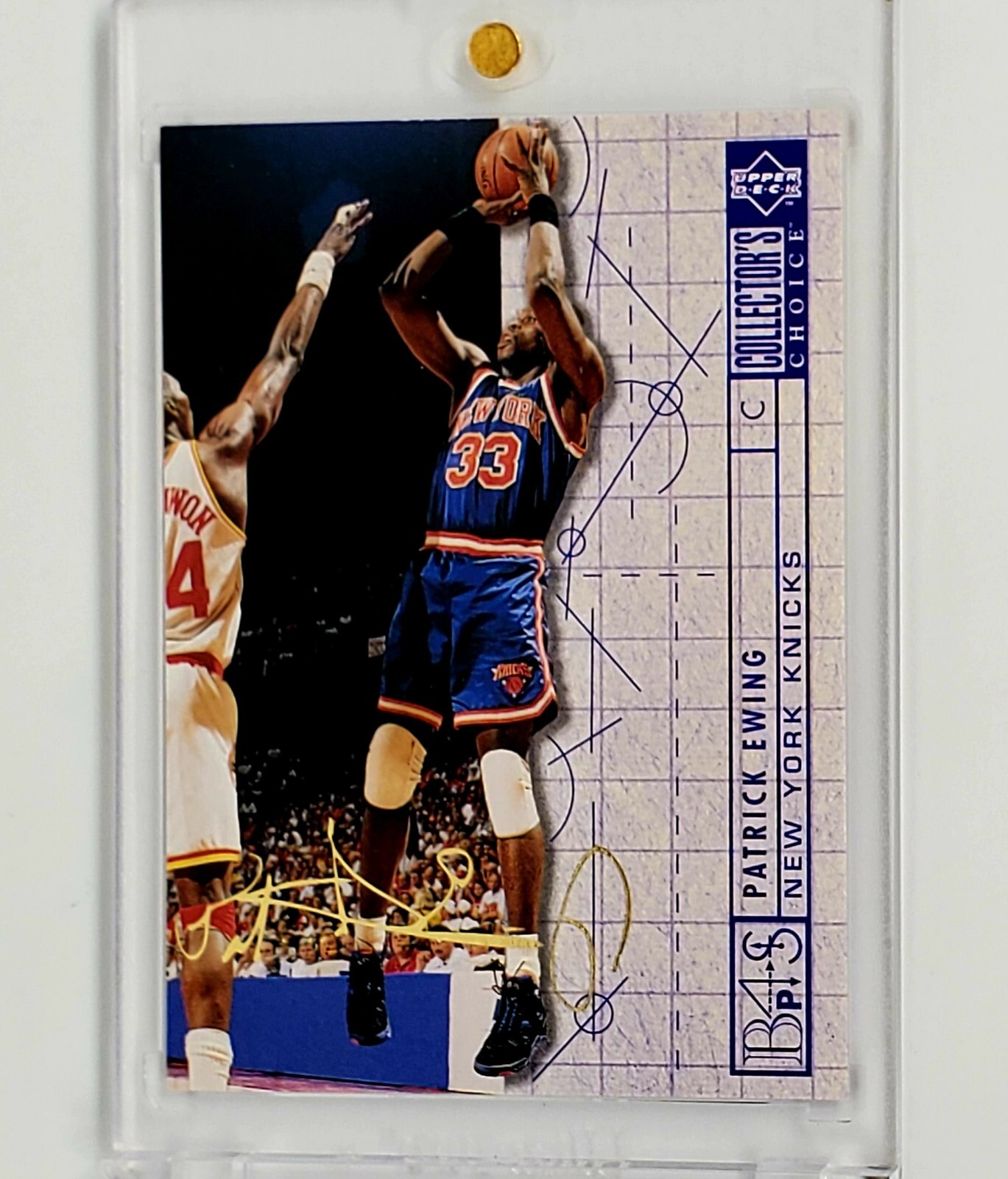 RARE GERMAN GOLD SIGNATURE 1994-95 Upper Deck International PATRICK EWING  KNICKS | eBay