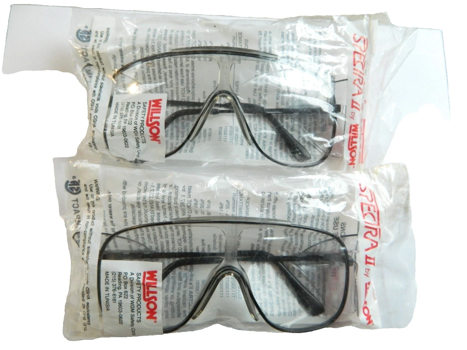 Gafas de seguridad industrial Wilson y Gafas