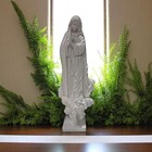 Blessed Virgin Mary Our Lady of Fatima White Statue Ornament Figurine Figure