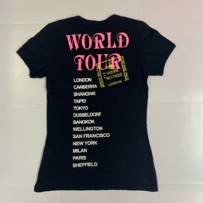 Vivienne Westwood World Tour Rip T-shirt color Black Size S Women