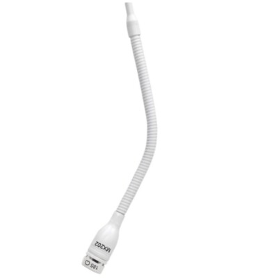 Shure MX202WP-A/C Bright White Overhead Microphone Cardioid, Plate-Mount Preamp